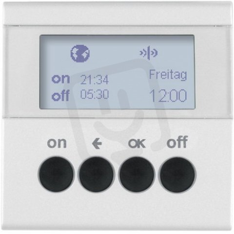 KNX RF časový spínač, quicklink, S.1/B.x, bílá mat BERKER 85745288