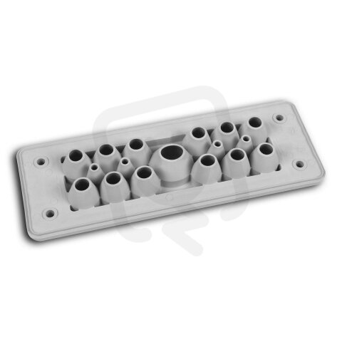 Průchodová deska MH24 F17-3 (IP66) šedá MOREK MBA8N17X10