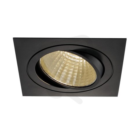 Sada NEW TRIA LED DL SQUARE černé matné 25W 30° 3000K vč.ovladače SLV 114290