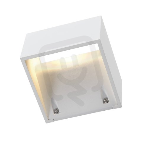 LOGS WALL venkovní nástěnné svítidlo LED 3000K IP44 hranaté bílé 8 W SLV 232101