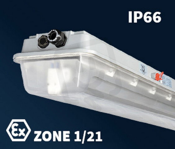 Prachotěsné svítidlo EXTEND-Ex-P-LED-WOD-8000-236-4K-1F IP66 3x1,5 mm2 053263 1F