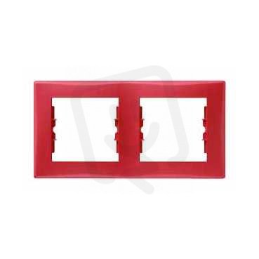 Sedna Rámeček dvojnásobný, Red SCHNEIDER SDN5800341