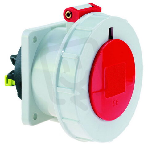 Zásuvka vestavná 16A 4p 400V IP67 6h Quick-Connect BALS 13739