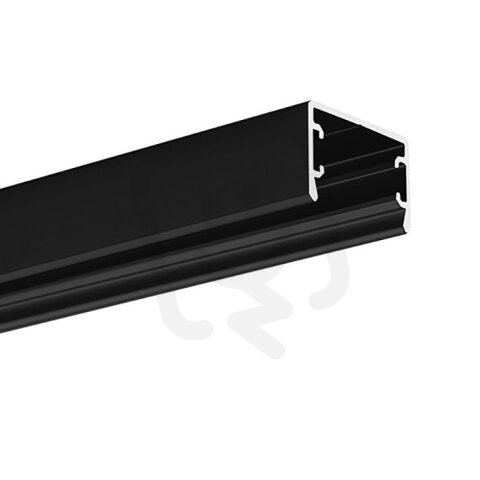 LED hliníkový profil KLUŚ GLAZA-LL černá 1m /C2627K7_1m/ ALUMIA A02627A07_1