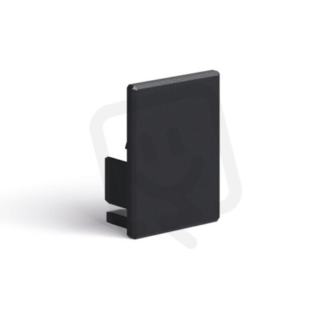 Záslepka KLUŚ PDS-G pro AL profil, černá /24320/ ALUMIA C24320C07
