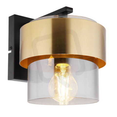 Nástěnné svítidlo MILLEY černá 1x E27, max. 60W 230V GLOBO 15560W