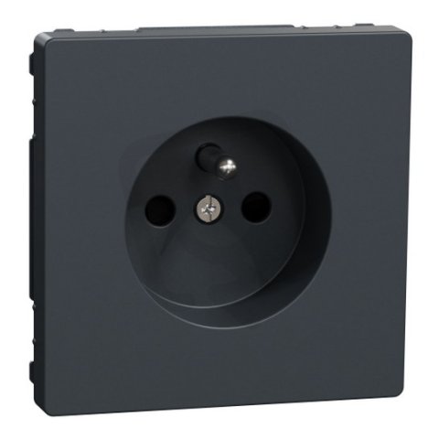 Zásuvka Merten D-Life 250V/16A bezšroubová Antracit SCHNEIDER MTN2500-6034