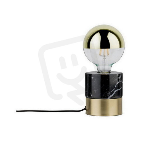 Stolní lampa Vala 1-ramenné mosaz kartáčovaná/mramor černá 797.42 PAULMANN 79742