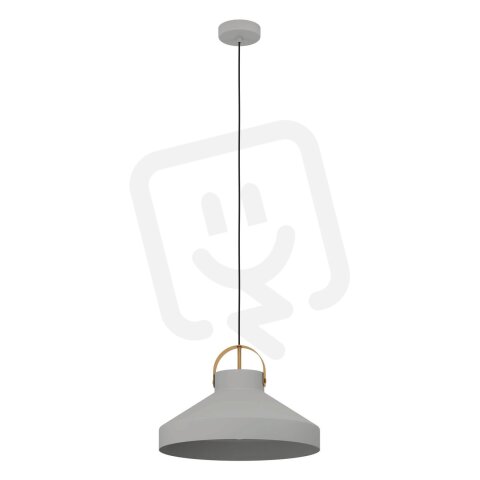 Závěsné svítidlo ESTEPONA 1xE27 šedá/mosaz 40W IP20 EGLO 390226