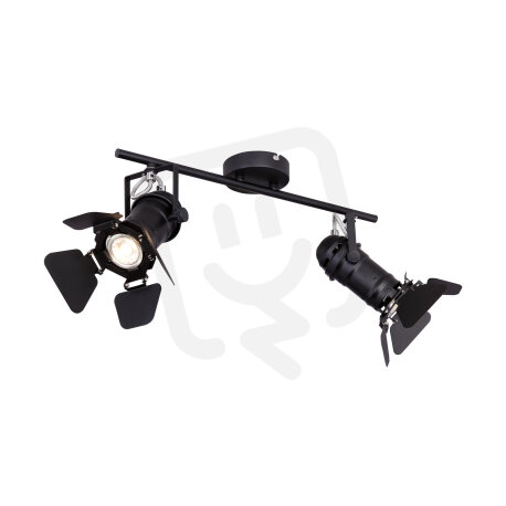 Nástěnné svítidlo EGON černá mat 2x GU10 50W 230V GLOBO 54650-2B