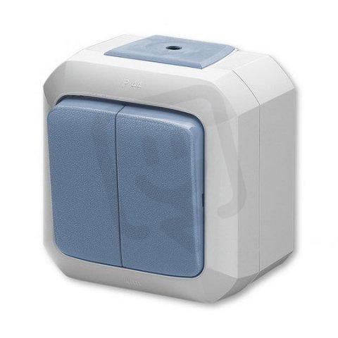 ABB Variant+ 3558N-C87510 M Ovládač zapínací dvojitý,řazení 1/0+1/0,IP54