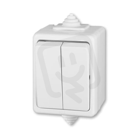 ABB Praktik 3553-52929 B Přepínač střídavý dvojitý,řazení 6+6,IP44