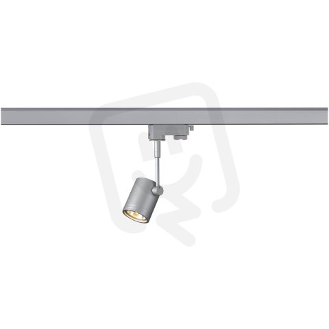 BIMA I pro triokr. listu stribrnoseda 230V GU10 halogen 50W SLV 152242