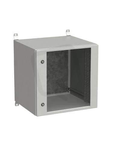 Rozvadeč nástěnný venkovní LC-20 12U 600x500 dveře sklo 2x1bod.zámek
