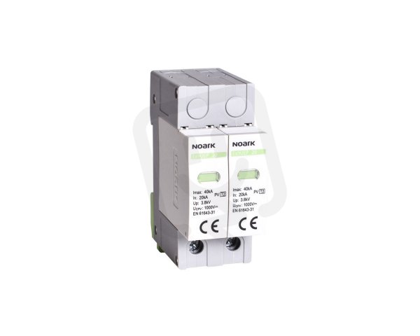 Svodič přepětí NOARK 112904 EX9UEP 2 (C), 20kA, 1000V DC, 2TE, pro uzem. systémy
