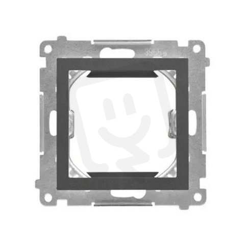 Adaptér přechodový (průchodka) pro zařízení standardu 45 × 45 mm grafitová matná