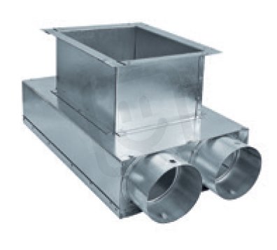 EDF-P-BOX-200x140 podlahový box s podlahovou vyústí (bez mřížky)