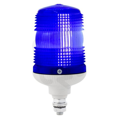 Maják zábleskový MINIFLASH X 110V, AC, IP54, M12, modrá, světle šedá 63793
