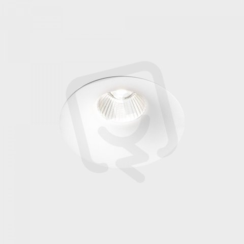 LUXO zapuštěné svítidlo s rámečkem bílá 12W 4000K Push KOHL LIGHTING