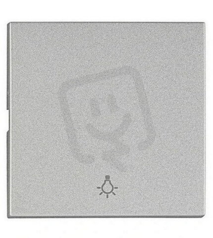 Kryt spínačů a ovladačů, symbol světlo, stříbrný SCHRACK EV122205--
