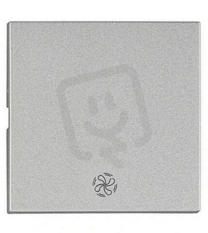 Kryt spínačů a ovladačů, symbol ventilátor, stříbrný SCHRACK EV122206--