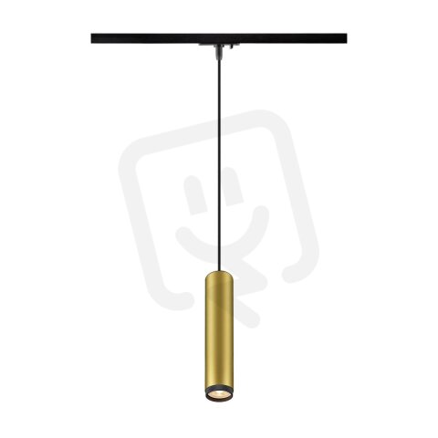 GRIP! L, 1~ závěsné svítidlo, GU10, délka závěsu 200cm, 1x max. 6W, zlatá/černá