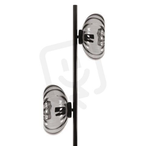 Decor Smoke Glass Floor 2xE14 Black OSRAM 4058075850064