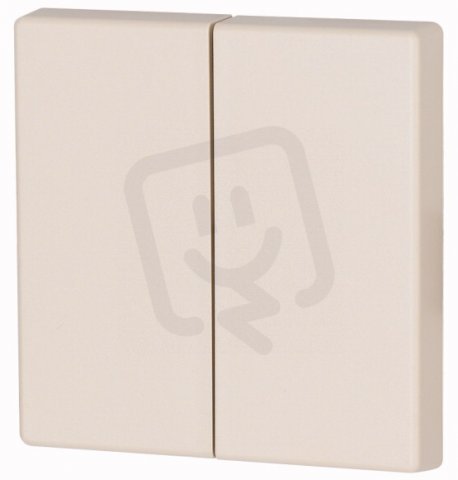 CWIZ-02/02 Kryt RF tlačítka 2x1/2 55x55mm Krémová matná Eaton 126047