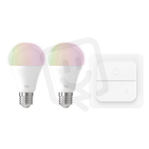 Světelný zdroj SET 2XLM-ZIG-RGB/CCT E27 A60 11W+SCHALTE EGLO 110418