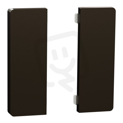 Klapka 2-násobná pro KNX tl. panel Dyn.Labeling, Mocca Metallic MTN6192-6052