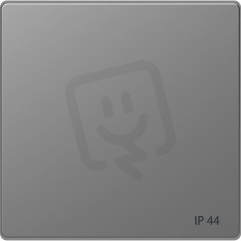 Klapka, Merten System D, IP44, stainless steel, termoplast barvený MEG3304-6036