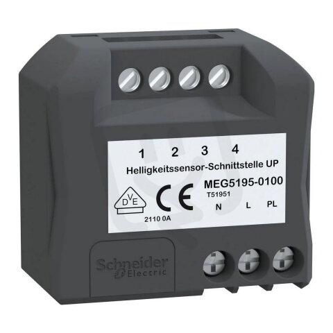 Rozhraní snímače jasu, Merten, pro zapuštěnou montáž SCHNEIDER MEG5195-0100