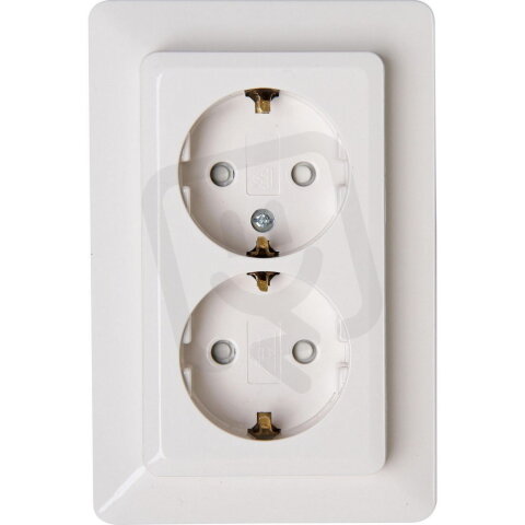 927713085 Double earthed socket outlet,