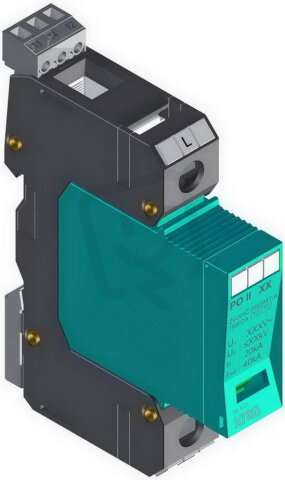 Přepěťová ochrana PO II 1 R 75V/40kA, modulární, vyměnitelná, C+D