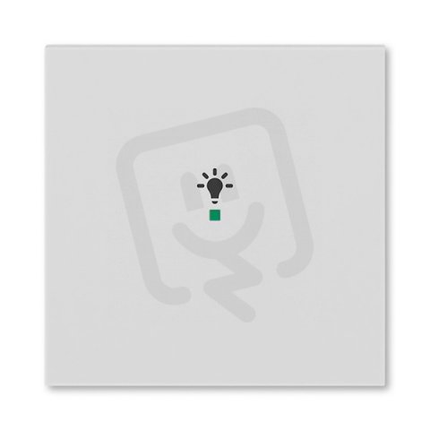 ABB Levit Kryt 1násobný symbol osvětlení šedá 6220H-A01001 16