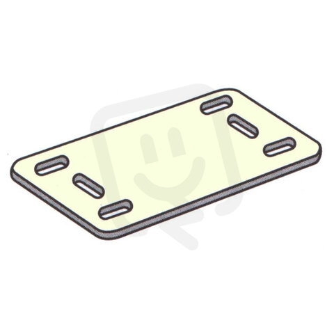 Identifikační štítek přírodní, rozměr 40x20mm PA, typ MT2, ID150 ID 40x20