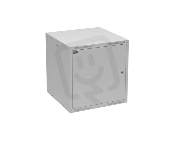 Nástěnný nýtovaný rozvaděč GrandN DUO 12U s plechovými dveřmi,hl.600mm 83000984