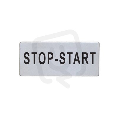 Lovato LPXAGB211 Štítek ''START-STOP''