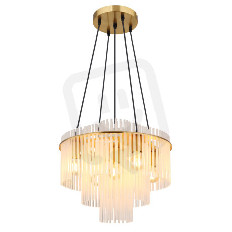Závěsné svítidlo GORLEY zlatá matná 5xE27, max. 60W 230V GLOBO 15698H1M