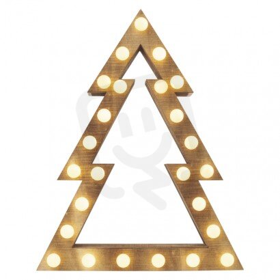 25LED XMAS TREE 2AA WW