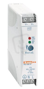Lovato PSL101824 Jednofázový spínaný napájecí zdroj 18W 100-240VAC 24VDC
