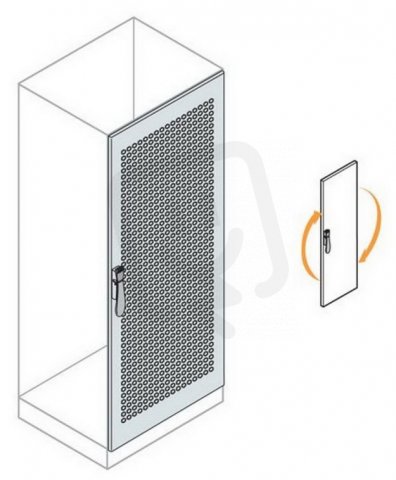 Dveře perforované pro serverové skříně s