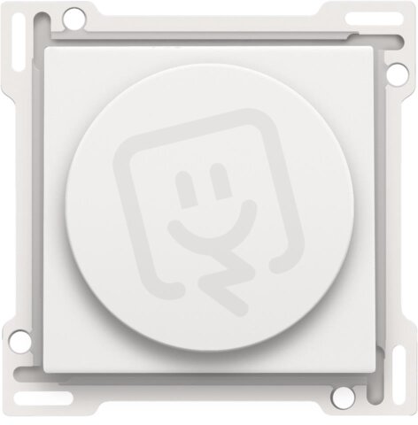 Kryt stmívače otočný-WHITE COATED NIKO 154-31000