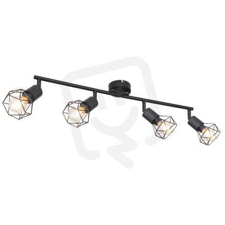 Stropní svítidlo XARA černá 4xE14, max. 40W 230V GLOBO 54802S-4