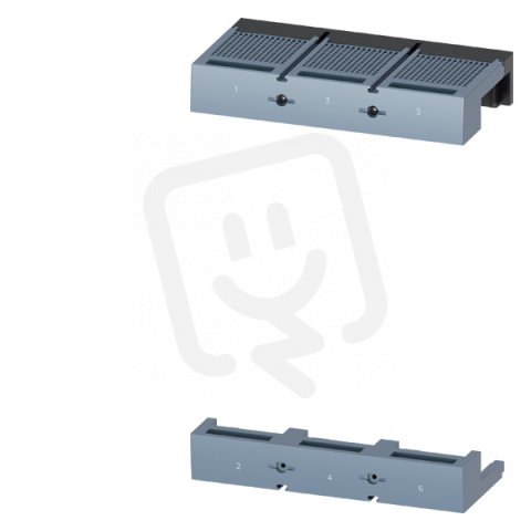 SIEMENS 3VA9601-0WD30 Kryt svorek pro pevné provedení, 3pól, pro 3VA15, 3VA25