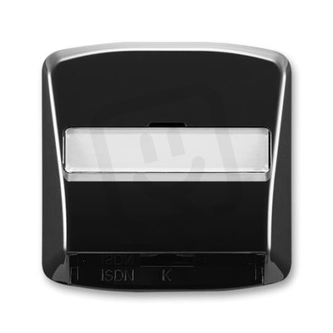Kryt zásuvky ISDN koncové, jednonásobné 5013A-A00251 N černá Tango ABB