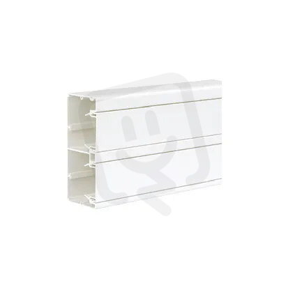 Instalační kanál CABLOPLUS PVC 130×55mm Počet slotů:2 dl.:2m čistě bílá