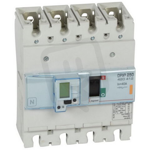 DPX3 250ELE+MĚŘ. 4P 40A 25KA LEGRAND 420412