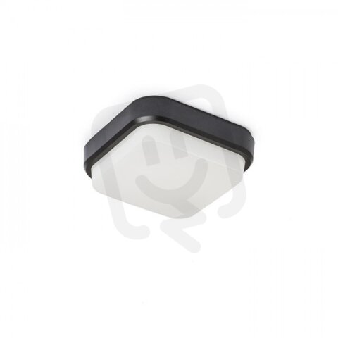 TARIS SQ 17 přisazená černá plast 230V LED 8W IP54 3000K RENDL R12525