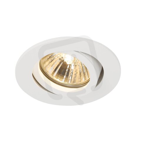 NEW TRIA 68 kulaté svítidlo k zabudování do stropu QPAR51 bílá 50W SLV 1001981